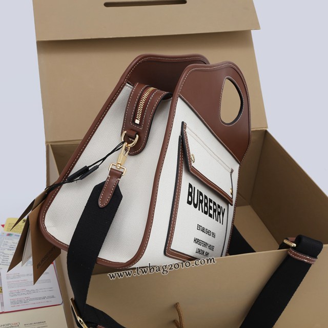 Burberry專門店新款大號37cm撲克包拉鏈 巴寶莉手提肩背斜挎女包 yxb1329